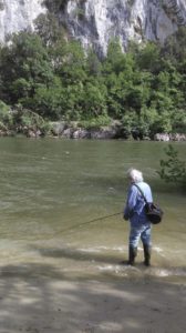 camping pour la p^che en rivière Ardèche